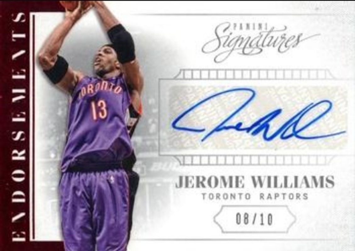2013 Panini Signatures #45 Endorsements - Red /10