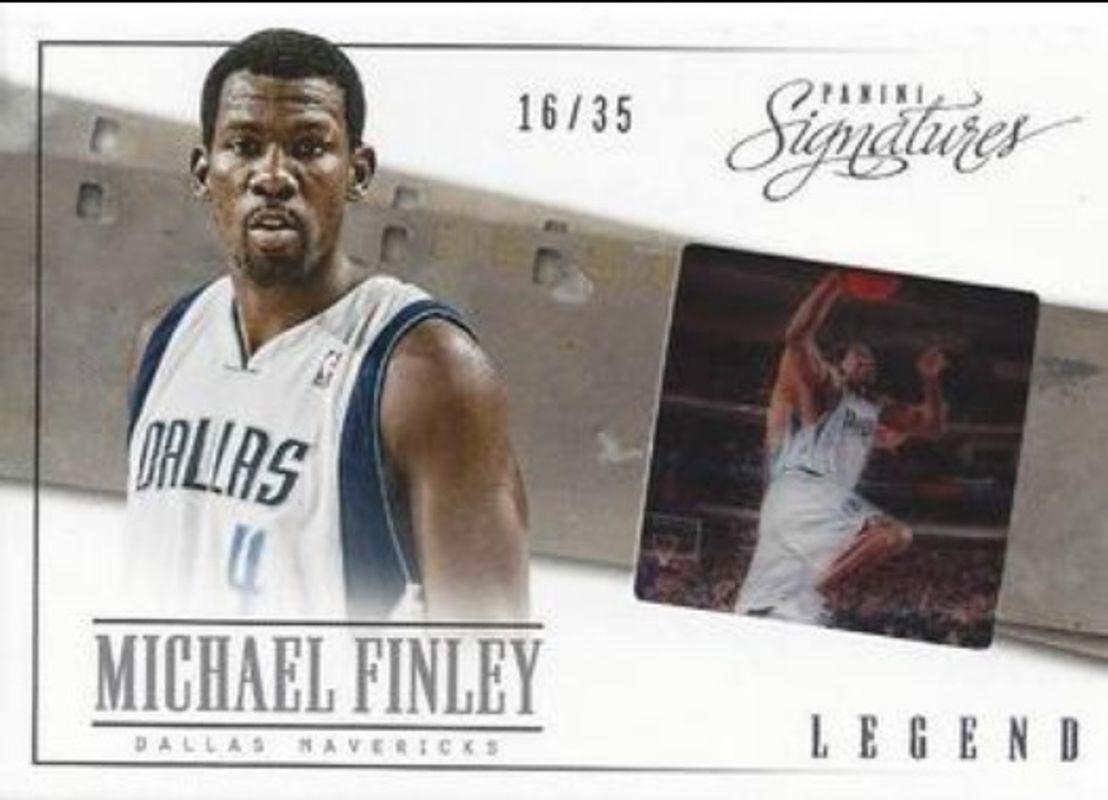 Michael Finley 2013 Panini Signatures #166 Film /35 RAW