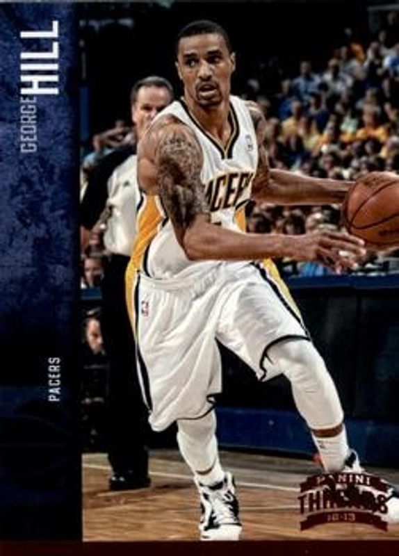 George Hill 2012 Threads #54 Red Century Proof RAW