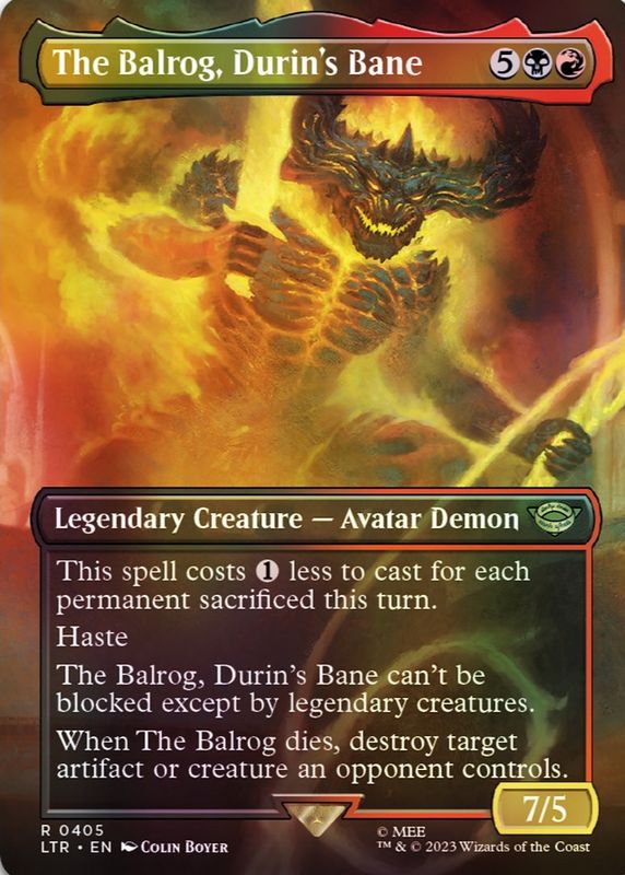 The Balrog, Durin's Bane 2023 The Lord of the Rings: Tales of Middle ...