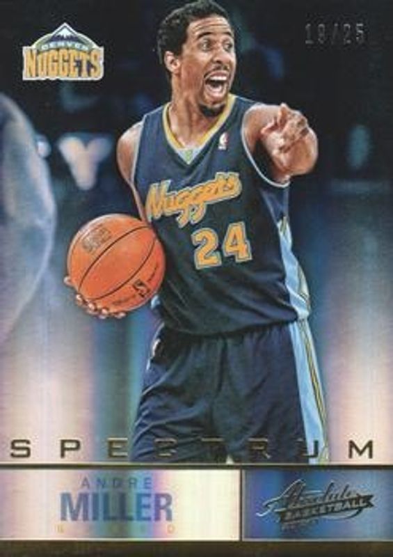2012 Absolute #33 Spectrum Gold /25