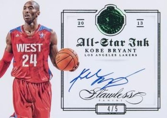 2012 Flawless #7 All Star Ink - Emerald /5