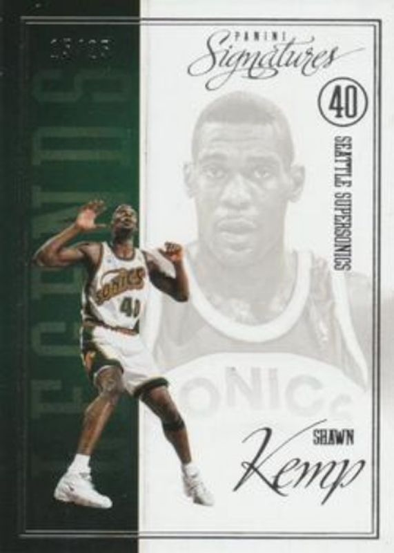 Shawn Kemp 2012 Panini Signatures #192 Chase Legends /25 RAW