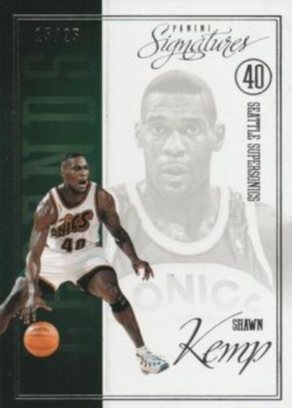 Shawn Kemp 2012 Panini Signatures #200 Chase Legends /25 RAW