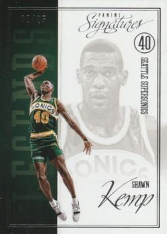 Shawn Kemp 2012 Panini Signatures #197 Chase Legends /25 RAW