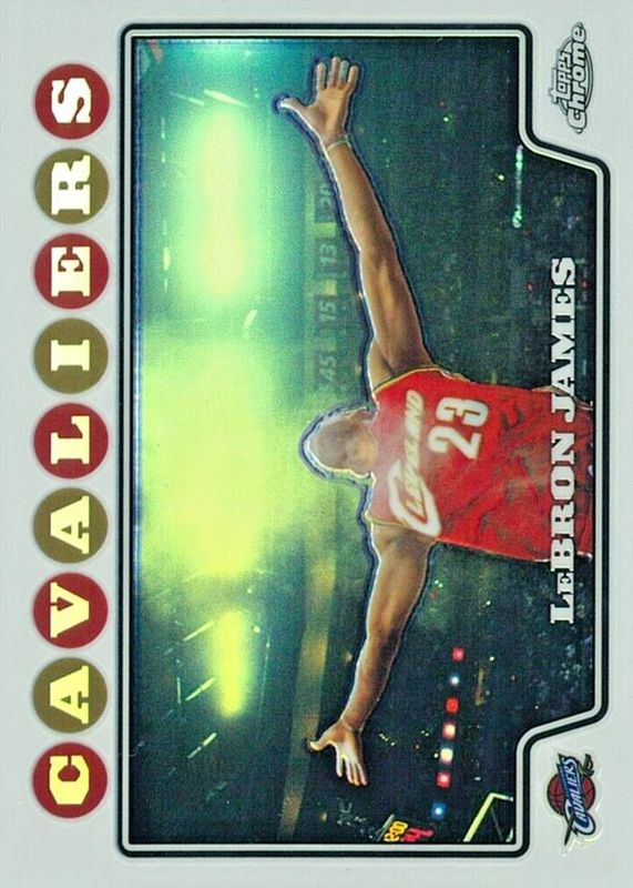 その他 Lebron James 2008 TOPPS LeBron James 2008 Topps Chrome #23 Refractor Price Guide - Sports