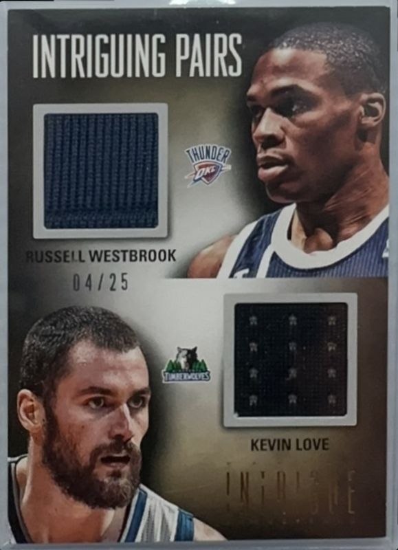 2012 Intrigue #54 Intriguing Pairs Jerseys /99