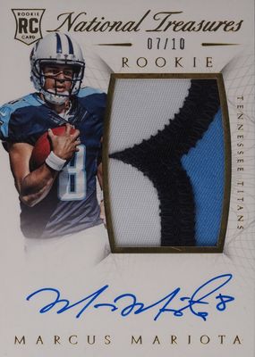 2015 National Treasures #140 Rookie Patch Auto - Gold /10