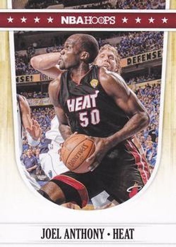 Joel Anthony 2011 Hoops #113 Glossy RAW