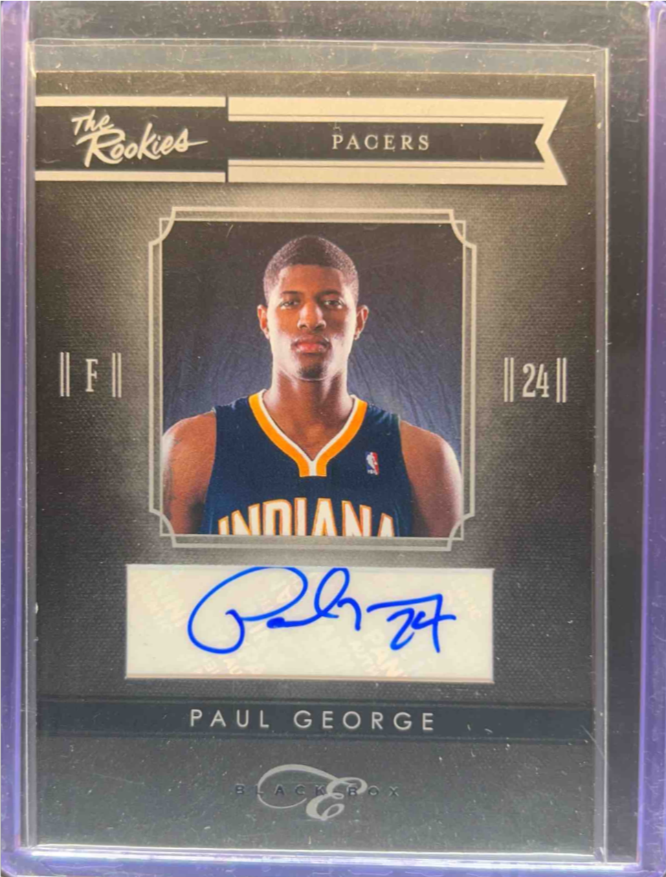 Paul George 2010 Elite Black Box #7 The Rookies Signatures /25 Price ...