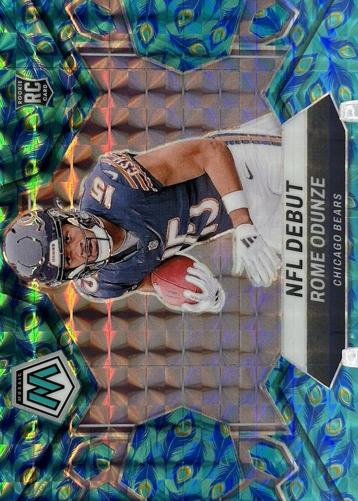 Rome Odunze 2024 Mosaic #281 NFL Debut - Choice Peacock /(SSP