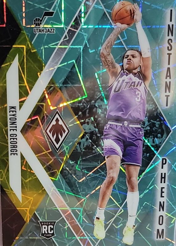 Keyonte George 2023 Phoenix #5 Instant Phenom - Teal Lazer Rookie RAW