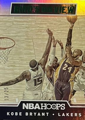 2015 Hoops #16 Bird's Eye View - Holo Green /25