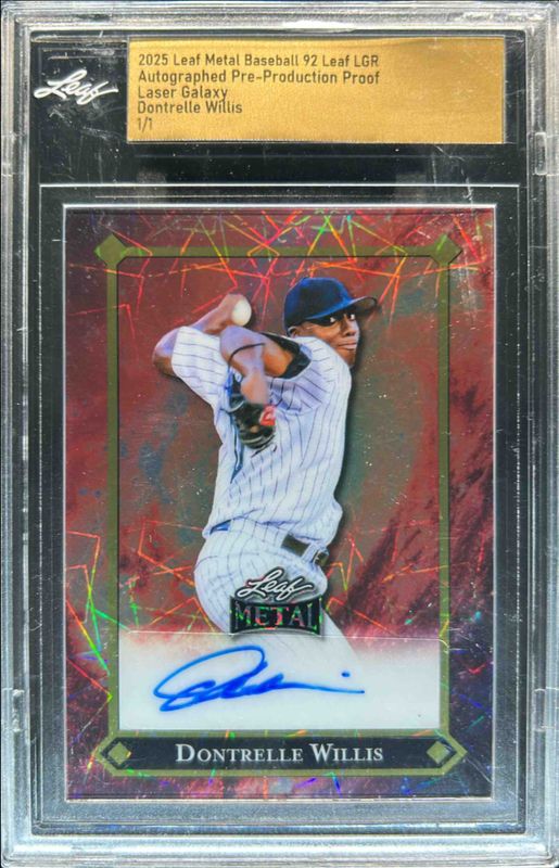 2025 Leaf Metal #LGR-DW1 92 Leaf LGR - Laser Galaxy /1