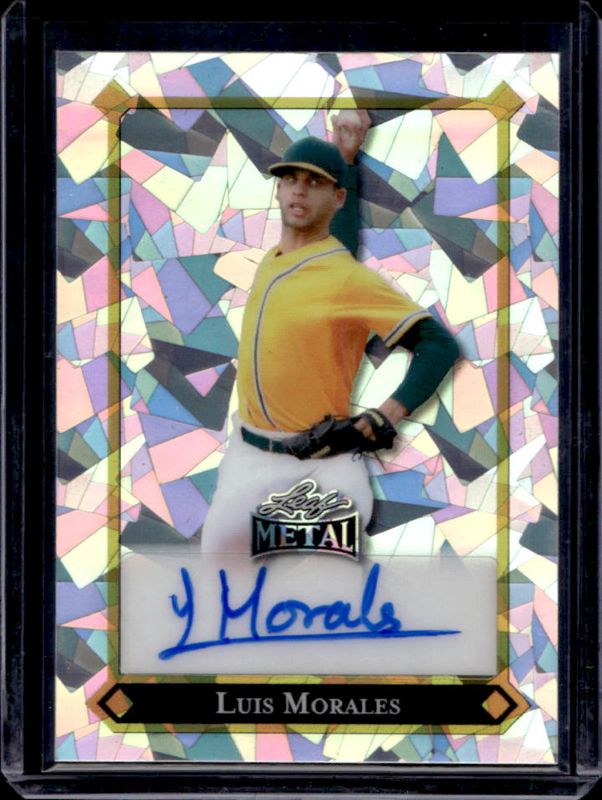 Luis Morales 2025 Leaf Metal #LGR-LM2 92 Leaf LGR - Crystal Silver /25 RAW