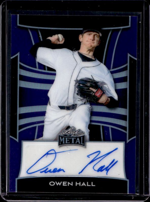 2025 Leaf Metal #BA-OH1 Base Autographs - Prismatic Purple /10