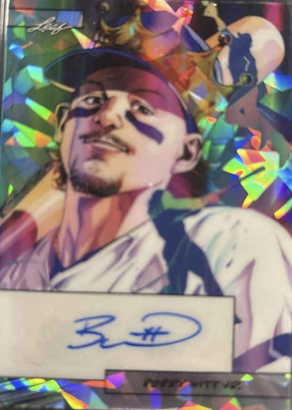 2025 Leaf Metal #AN-BWJ Anime Nation Series II Autographs - Crystal Silver /10