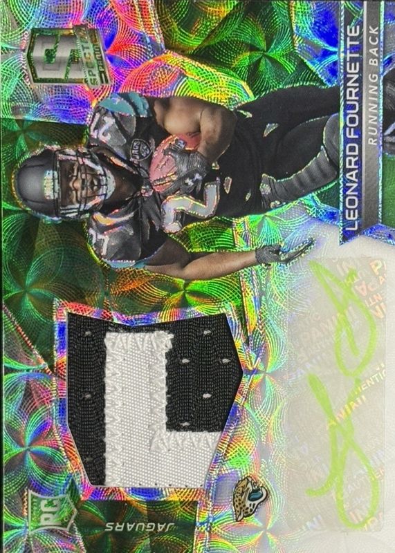 2017 Spectra #209 Rookie Patch Auto - Neon Green /50
