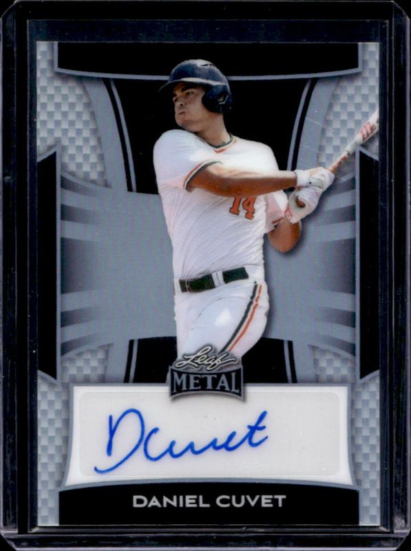 Daniel Cuvet 2025 Leaf Metal #BA-DC1 Base Autographs - Prismatic Silver /35 RAW