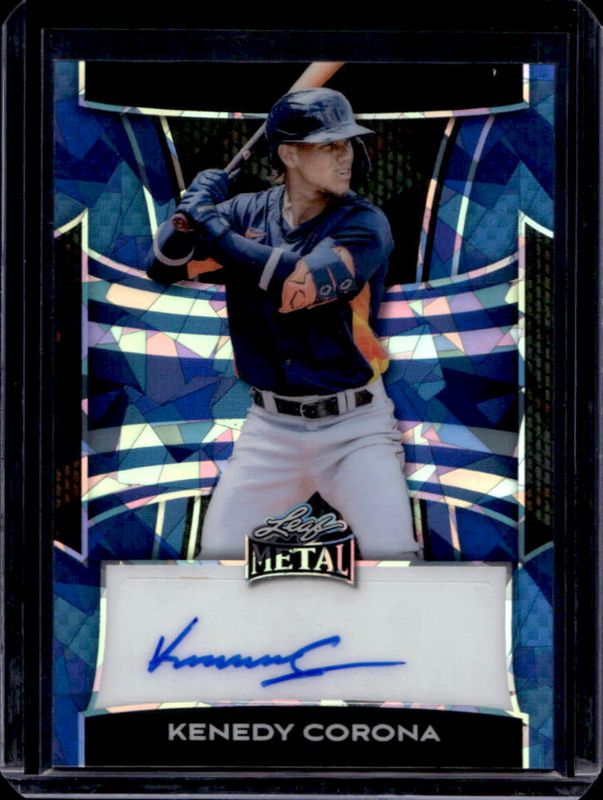 2025 Leaf Metal #BA-KC2 Base Autographs - Crystal Blue /15