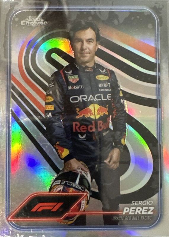 Sergio Perez 2024 Topps Chrome Formula 1 #2 Refractor PSA 10