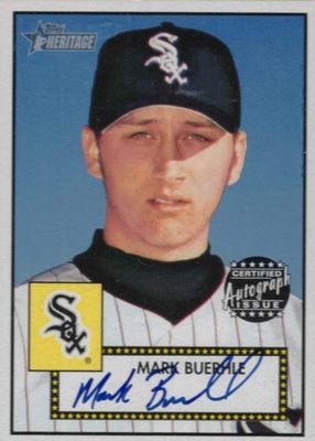 2001 Topps Heritage #THA-MB Real One Autographs