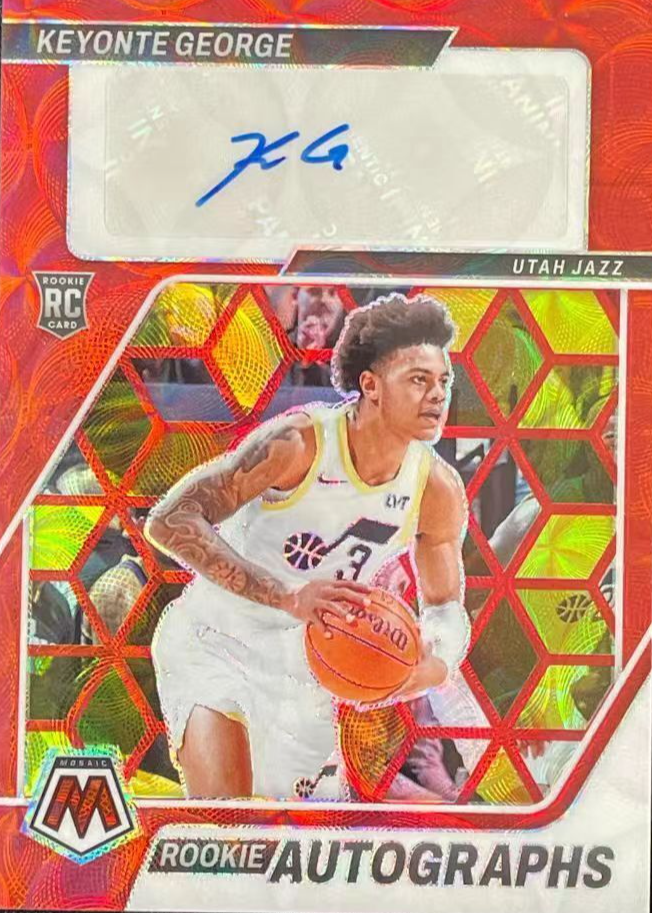 Keyonte George 2023 Mosaic #RA-KEY Rookie Autographs - Choice Price ...
