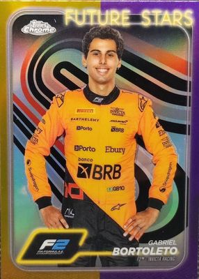 2024 Topps Chrome Formula 1 #28 Gold & Purple Refractor