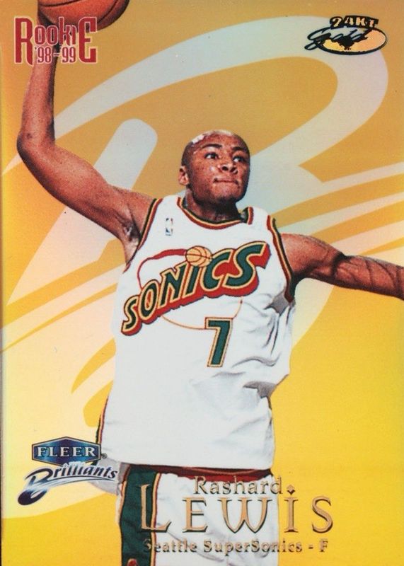 1998 Fleer Brilliants #120TG 24-Karat Gold /24