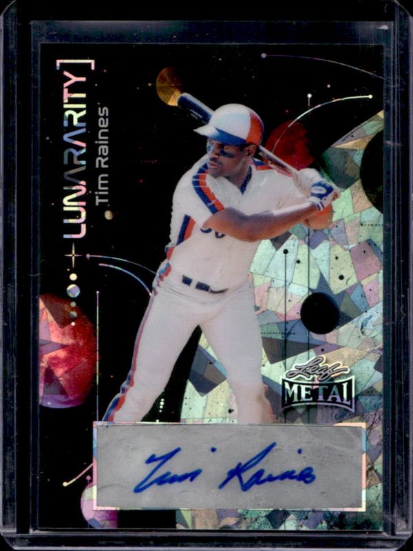 2025 Leaf Metal #L-TR1 Lunararity Autographs - Crystal Silver /10