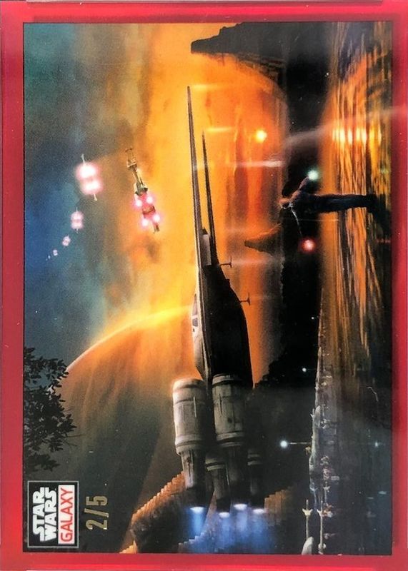 2023 Topps Chrome Star Wars Galaxy #93 Red Refractor /5