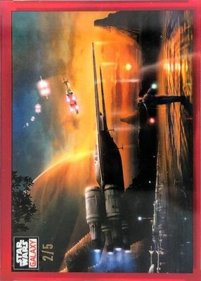 2023 Topps Chrome Star Wars Galaxy #93 Red Refractor /5