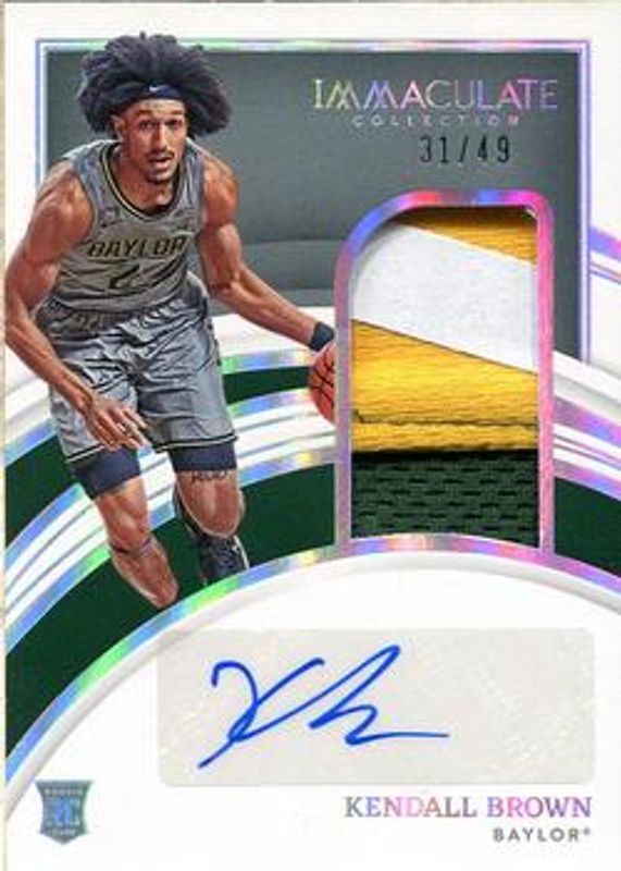 2022 Immaculate Collegiate #23 Rookie Patch Autographs /49