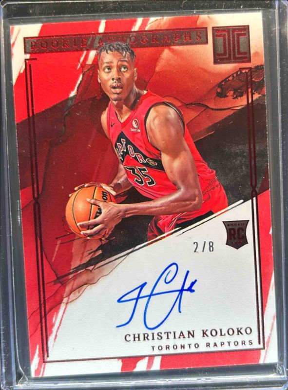 2022 Impeccable #RA-CKK Rookie Autographs - Asia Red /8