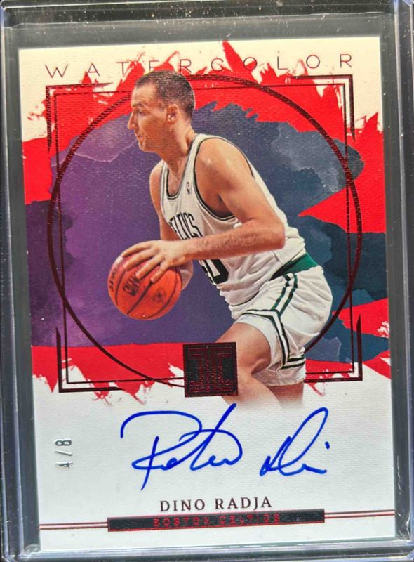 2022 Impeccable #WCS-DRJ Watercolor Signatures - Asia Red /8