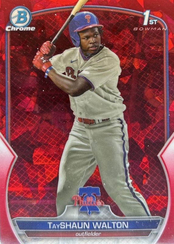 2023 Bowman Draft Sapphire Edition #BDC-183 Chrome - Red /5 (1st)