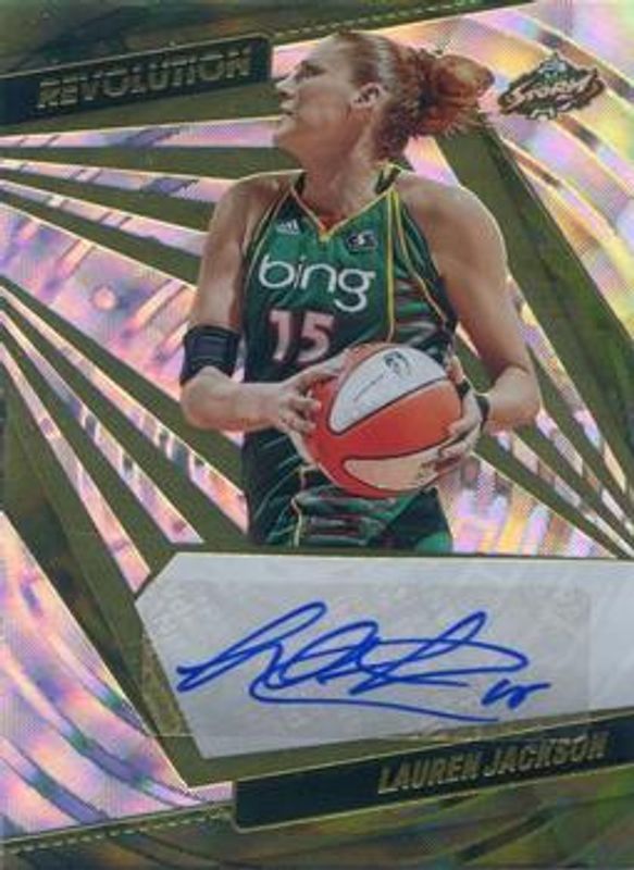 2022 Revolution WNBA #AG-LJN Autographs - Fractal /99