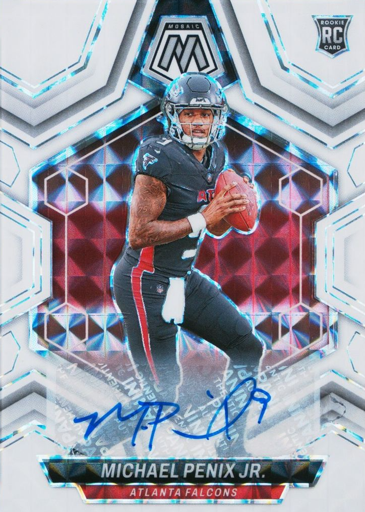Michael Penix Jr. 2024 Mosaic #308 Rookie Autographs - Mosaic