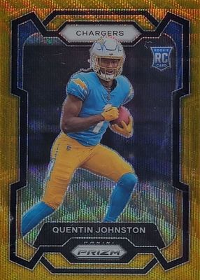 Quentin Johnston 2023 Prizm #353 Gold Wave /10 Price Guide