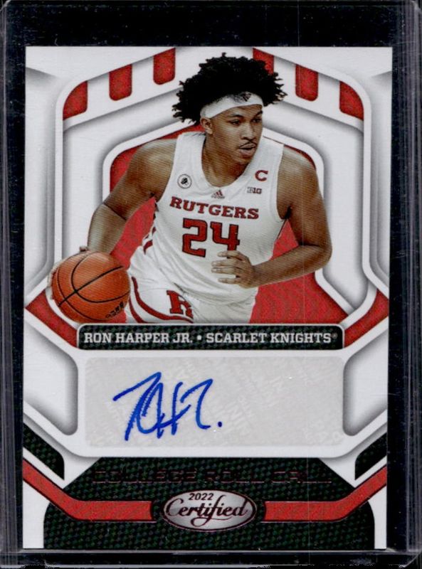 2022 Chronicles Draft Picks #CRC-RHJ College Roll Call Autographs - Pink