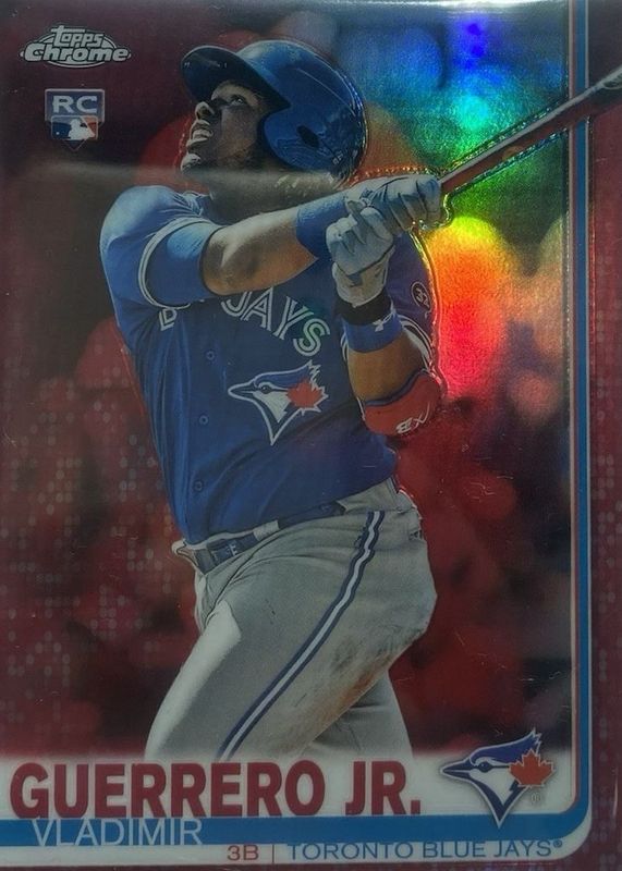Vladimir Guerrero Jr. 2019 Topps Chrome #201 Red Refractor /5 Rookie RAW