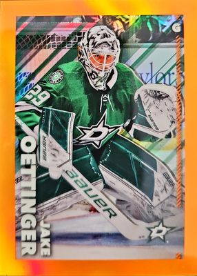 2022 Topps Chrome NHL Sticker Collection #170 Orange Refractor /25