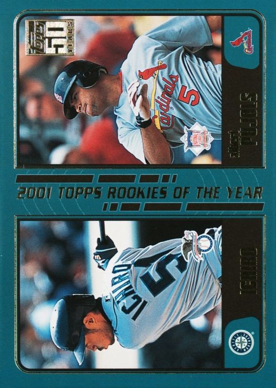 Ichiro Suzuki 2001 Topps Traded #T99 Rookies of the Year (w/A