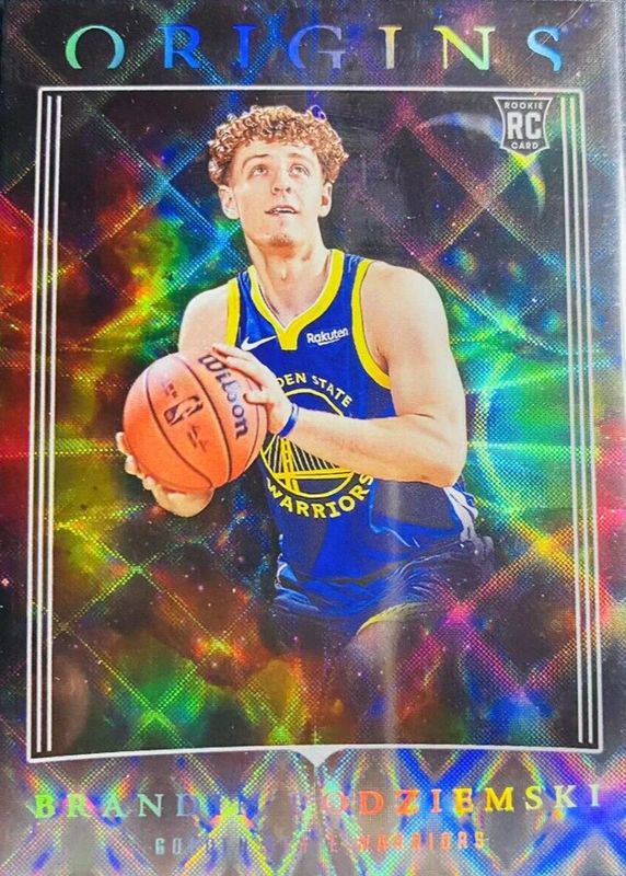 Brandin Podziemski 2023 Origins #24 Cosmos Rookie RAW