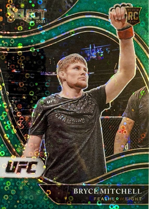 2021 Select UFC #277 Octagonside Green Disco /5