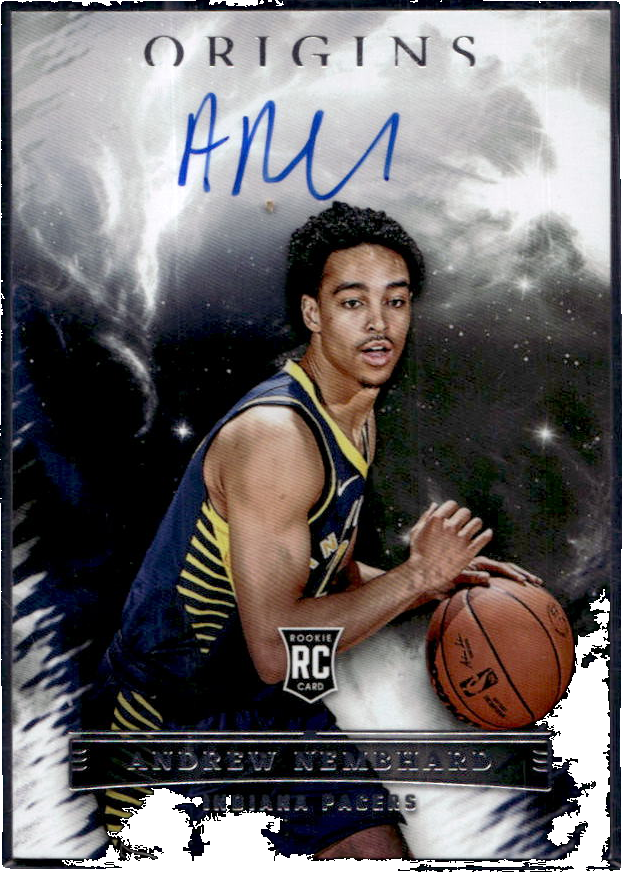 Andrew Nembhard 2022 Origins #RA-ANB Rookie Autographs Price Guide ...