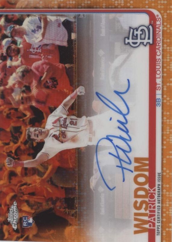 2019 Topps Chrome #RA-PW Rookie Auto - Orange Refractor /25