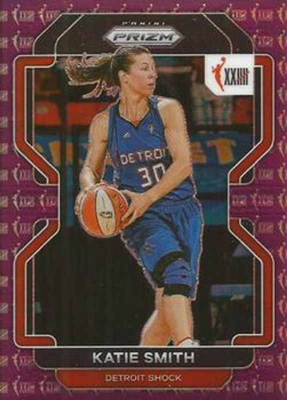 Katie Smith 2022 Prizm WNBA #174 Purple /99 RAW