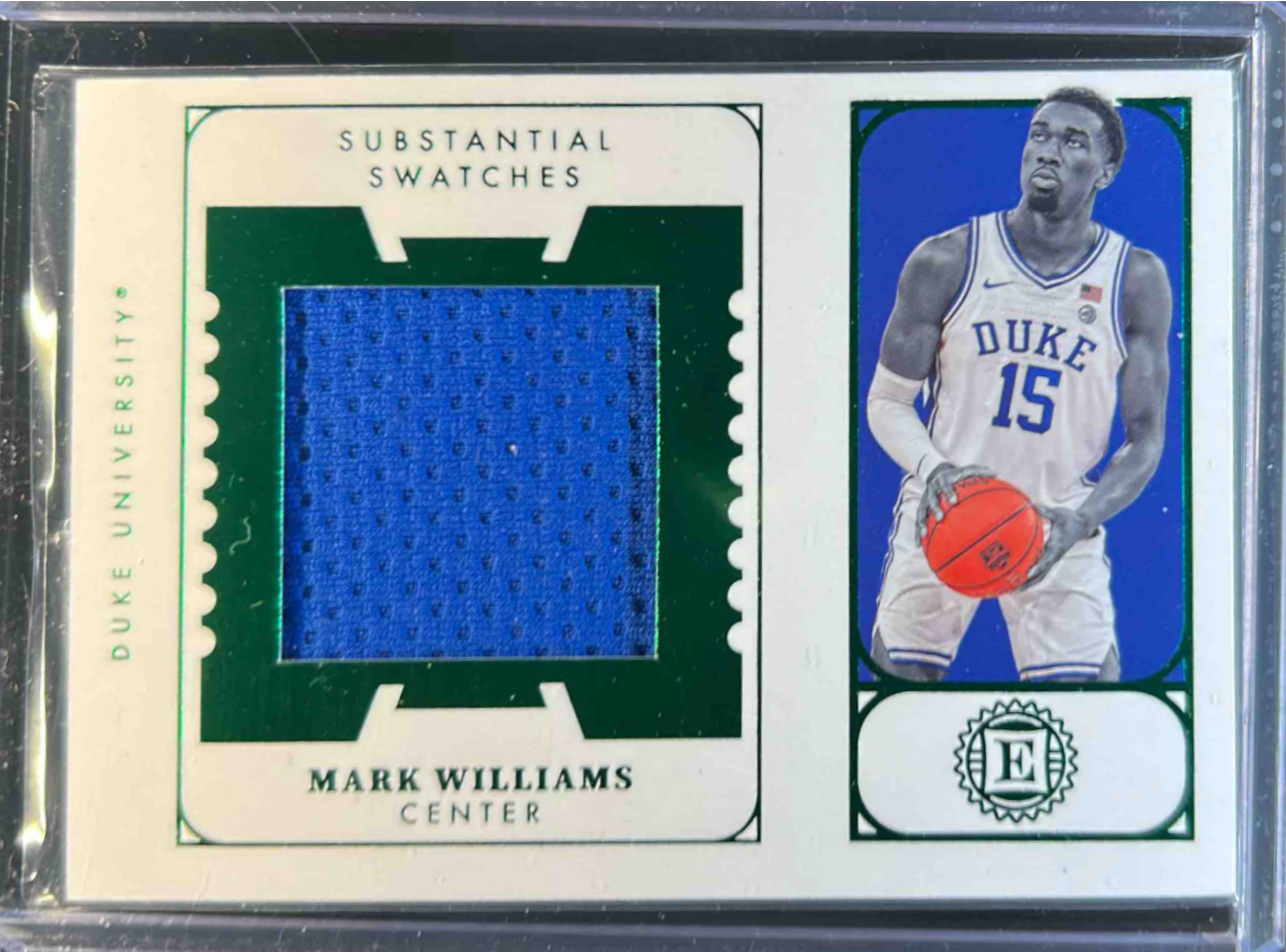 Mark Williams 2022 Chronicles Draft Picks #ES-MWI Encased Substantial ...