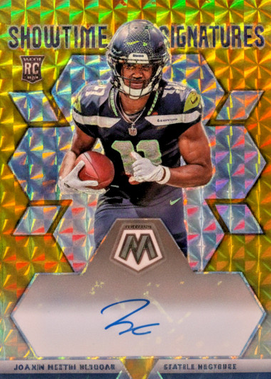 Jaxon Smith-Njigba 2023 Mosaic #SS-JSN Showtime Signatures - Gold /10 ...